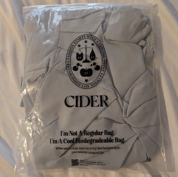 Cider Collar Wrap Shirt Dress Size Medium - Picture 3 of 4